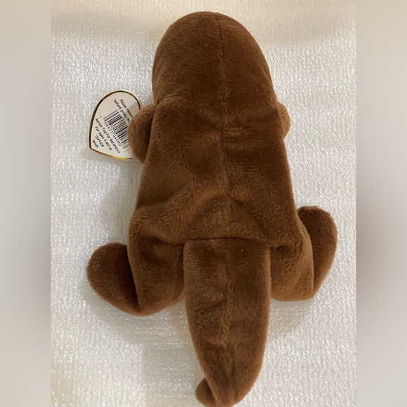 Ty Beanie Baby Brown Otter Plush - Picture 13 of 16